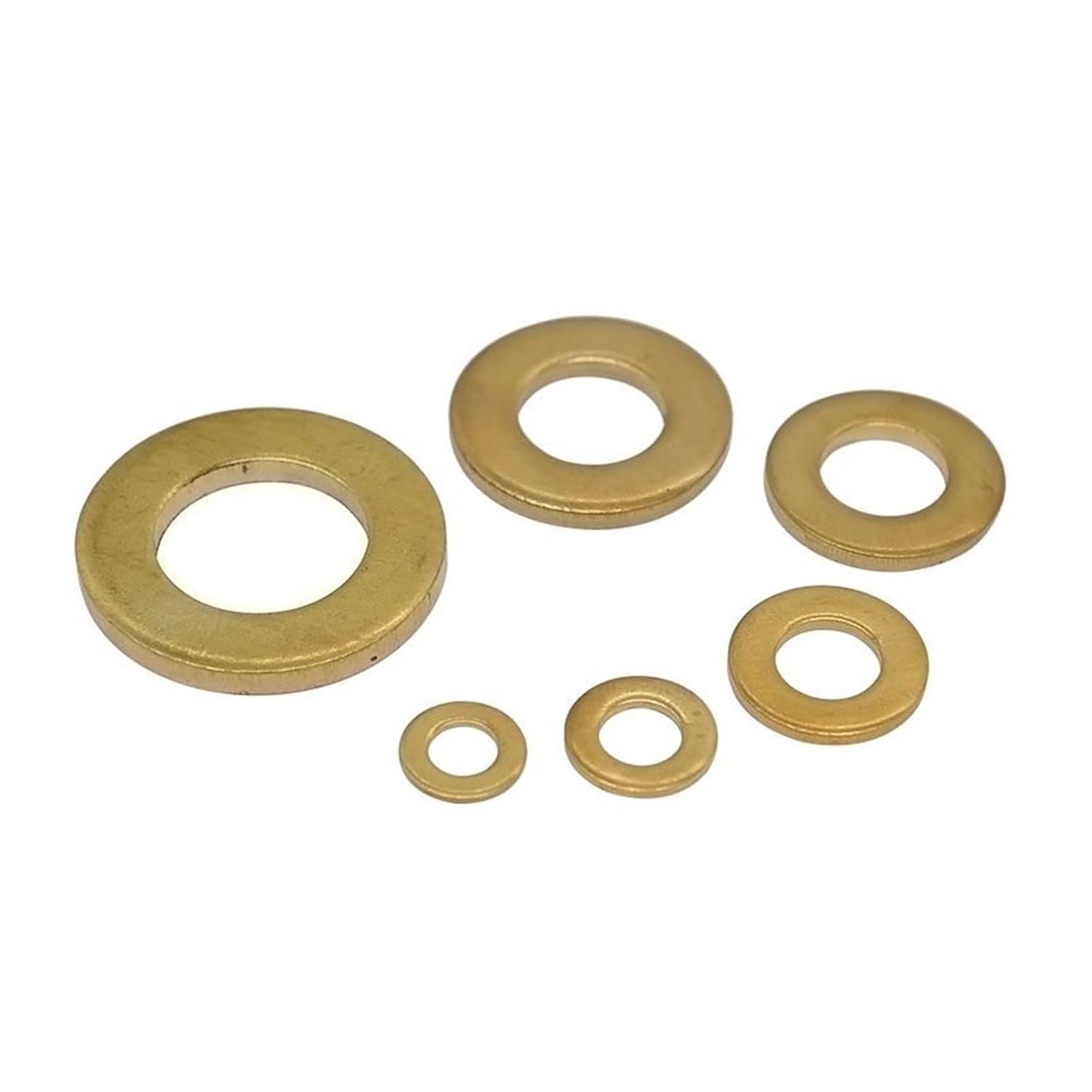 Flat Washer, M2 - M8 Seal Plain Washers Brass Flat Washer Copper Gasket Meson