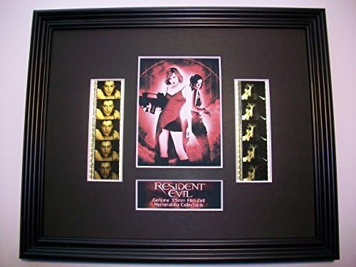 RESIDENT EVIL Framed X10 Film Cell Display Collectible Memorabilia Complements Poster Book Theater