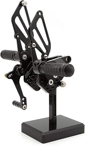 Miniatura 7 de Krace Motocicleta Rearsets Estribera Estriberas Reposapiés Pedales de Cambio de Freno Tablas de Pie Ajustable Ajuste Para Ducati 749 999 Rojo