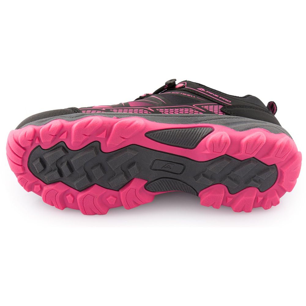 Alpine Pro FARO Unisex Niños Senderismo Zapatos Activos Zapatos de Trekking Ligeros Zapatos de Exterior Zapatos de Senderismo Duraderos Zapatos de Caminar Transpirable Tejido Exterior Softshell Base