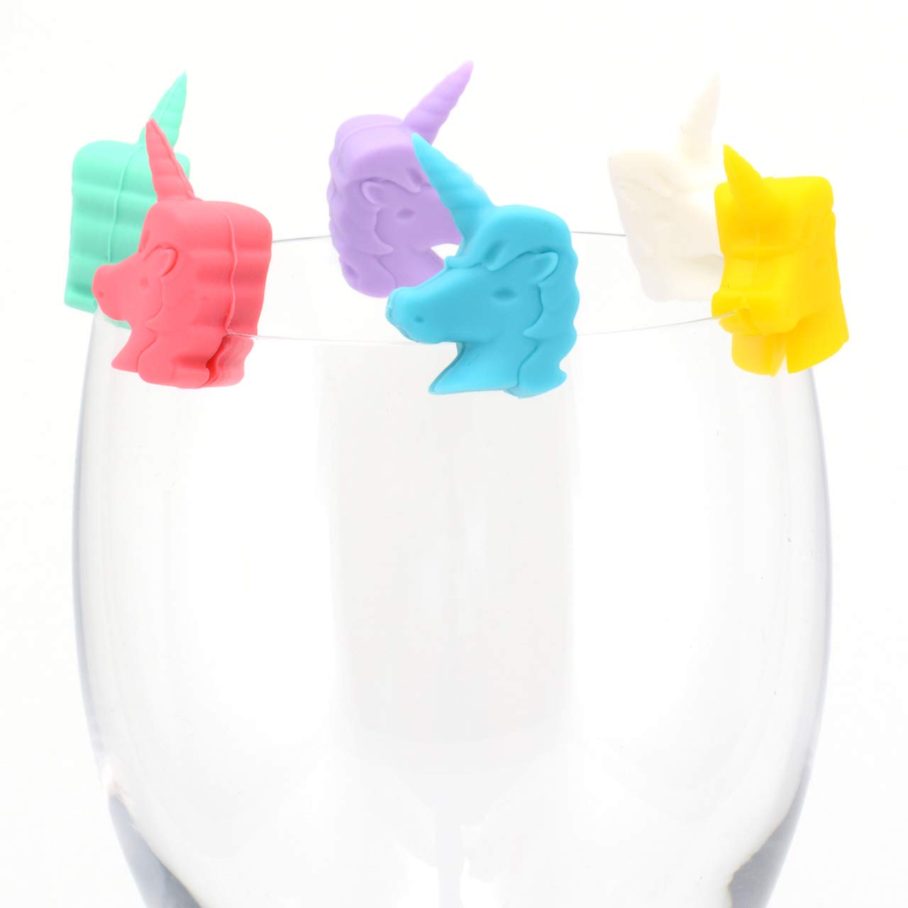 Marqueurs De Verre Réutilisables En Silicone – Lot De 24 (12 Couleurs) – Pour Bouteilles De Vin, Verres à Bière, Fêtes Et Bars
