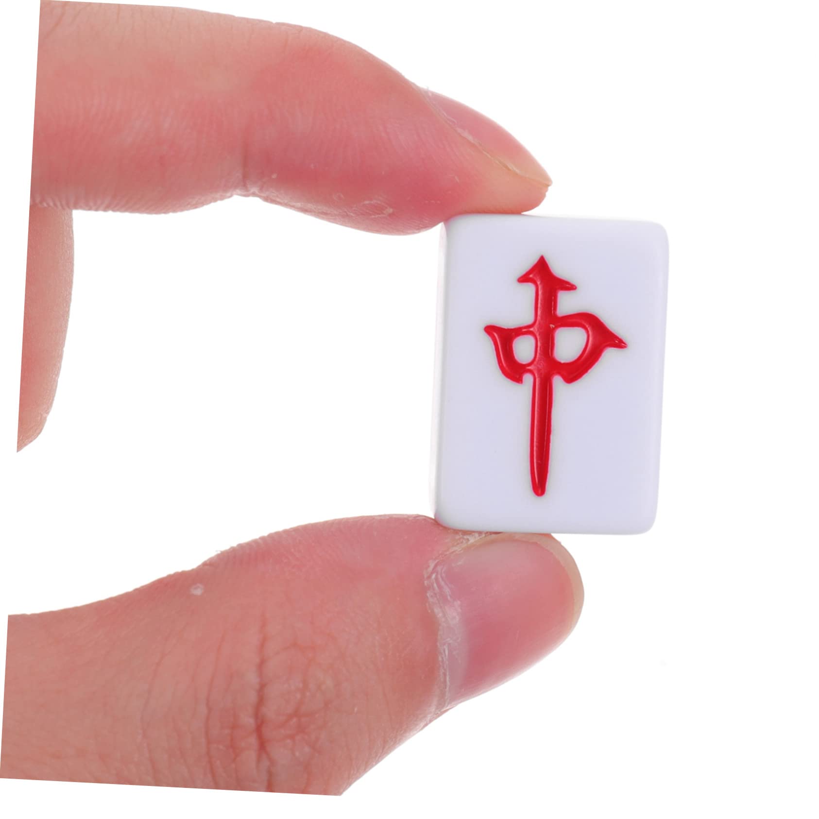 ifundom Kleiner Mahjong Satz 1 Satz aus Melamin für Mahjong Liebhaber | Reiseformat, Leichtes Satz, Klare Drucktechnik, Feine Verarbeitung, für Partys und Freunde