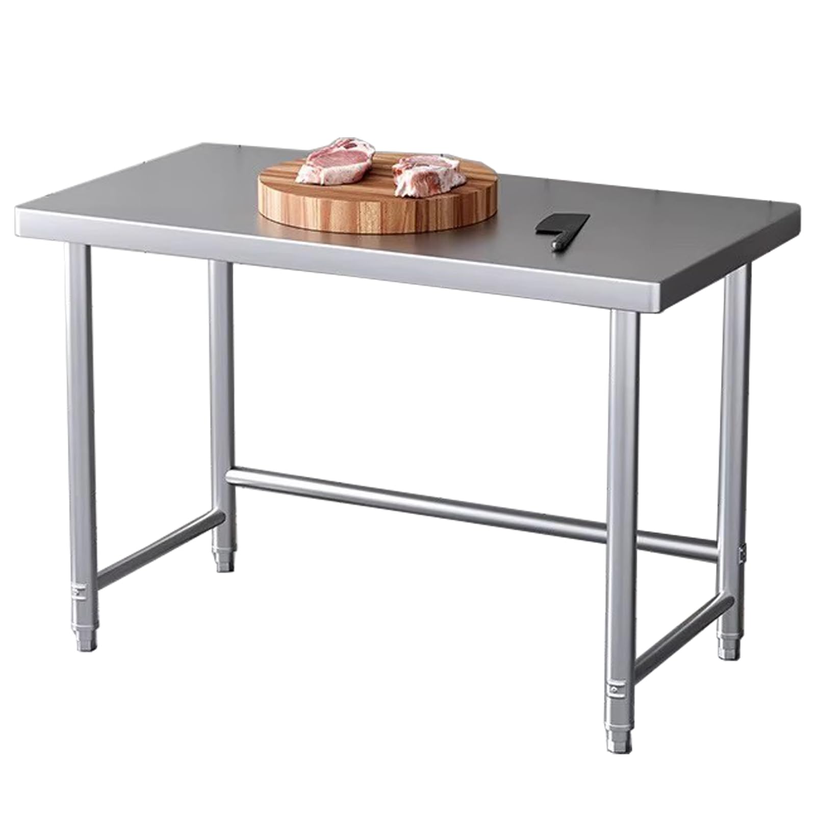 KCCRHIN Stainless Steel Table H 90Cm, Heavy Duty Commercial Metal