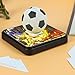 2026 3D Panoramic Paper Sculpture Note Calendar Desk Calendar Novelty DIY Tear-off Notepad Desk Calendar Desktop Decoration Ornaments Sports Love Basketball Football Note Calendar (football)
