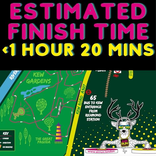 1hr 19mins & over 10K Estimated finishing time