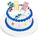 Minatee 25 Pcs Beach Miniature Dollhouse Decoration, Umbrella Palm Chair Miniature Toys Garden Dollhouse Outdoor Accessories Beach Decorations for DIY Garden Plant Pool(Red, Yellow)
