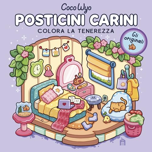 Posticini carini. Libro da colorare per tutte le età (Gli originali Coco Wyo)