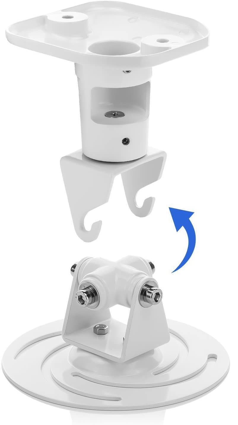 Techly ICA-PM-100WH support pour projecteurs Plafond Blanc - Supports pour projecteurs (21,8 cm, 180°, 360°, 0 - 180°, 218 mm, 17 cm)