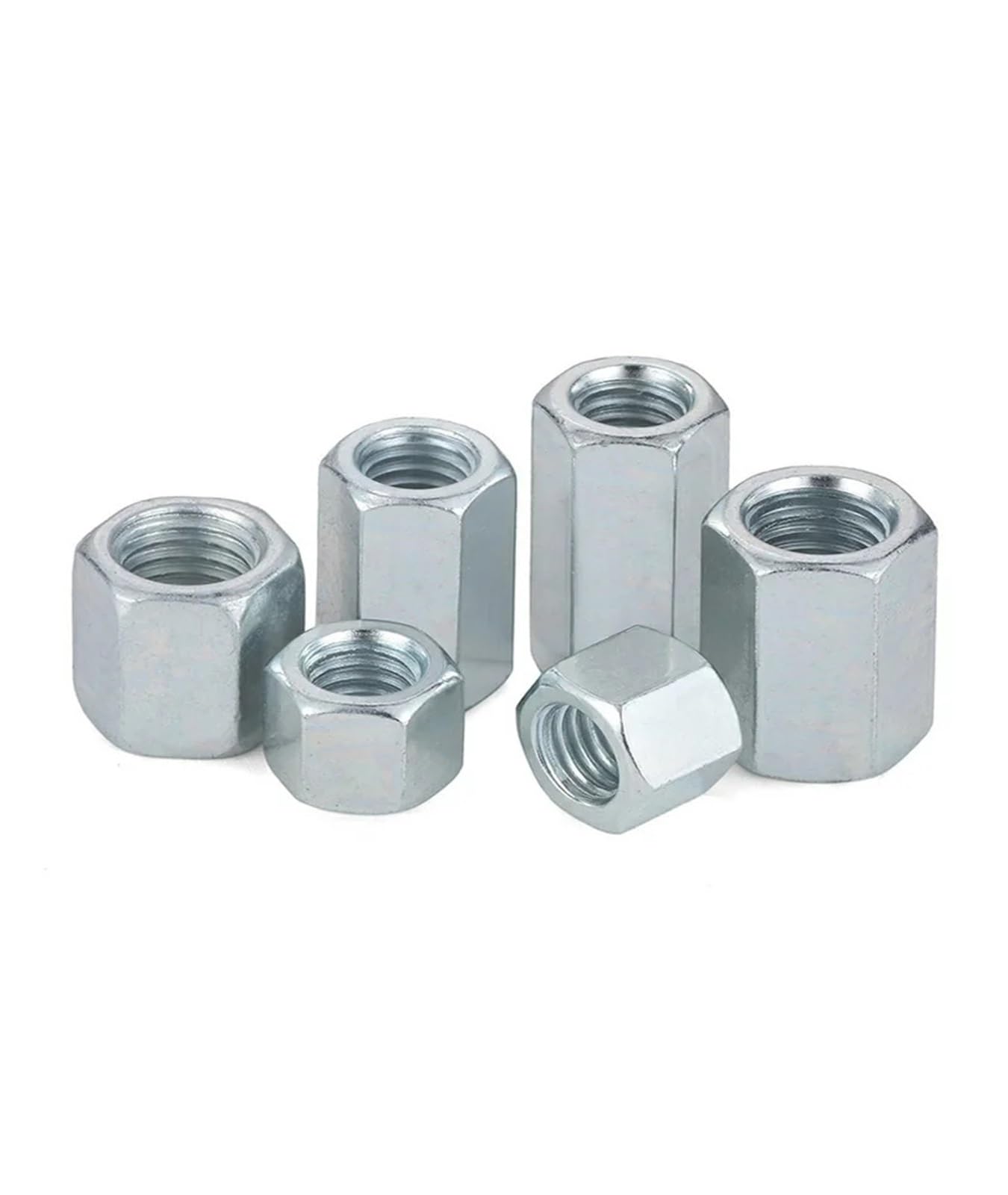 1/2/5pcs M5 M6 M8 M10 M12 A2-70 304 Acciaio Inossidabile DIN6334 Esagono Esagonale Prolunga Asta Lunga Giunto Dado Connettore Giunto Tubolare Dado - Foto 5