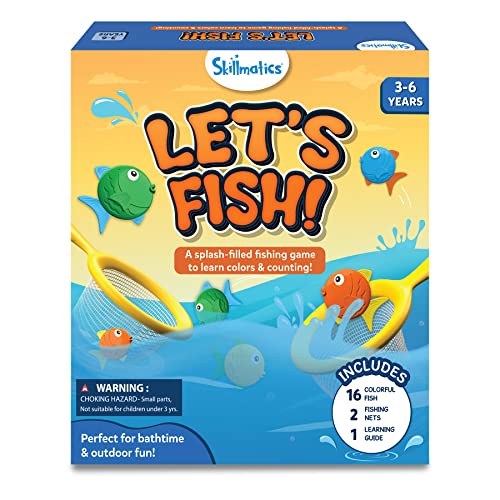 Skillmatics Outdoor And Bath Toys - Let's Fish, Fishing Game To Learn Colors & Counting, Pool Toys For Kids, Gifts For Ages 3 To 6 #TOP27