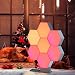 Yescom WiFi Smart LED Light Kit Splicing 7 Blocks & Base 16 Million Color Work Cololight with Alexa Google Home Decor
