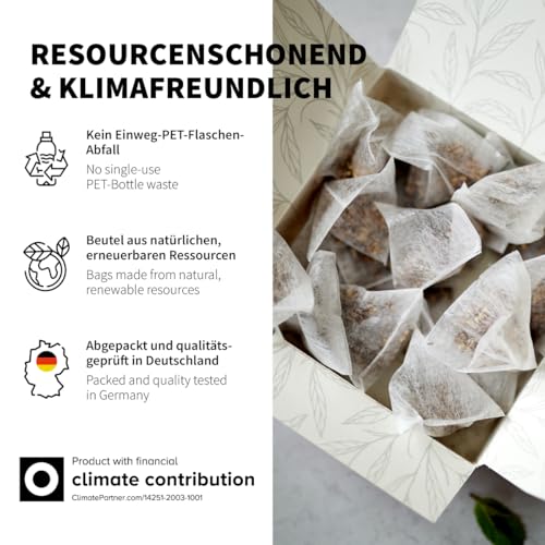 720°DGREE InFuuzed Geschmack Eistee Pfirsich - 100 Beutel mind. 50 Liter - Kein Zuckerzusatz, Ohne Kalorien - Natürlich lecker für Deine Trinkflasche: Die Getränke Alternative zu Eistee, Limonade