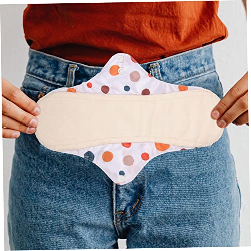 Plafope 4Pcs Portable Feminine Pads Menstrual Pad Washable Menstrual Pads Sanitary Pad Sanitary Napkin Maternity Woman Fiber Bamboo Charcoal Female Menstrual Pads Woman Sanitary Napkin #TOP7