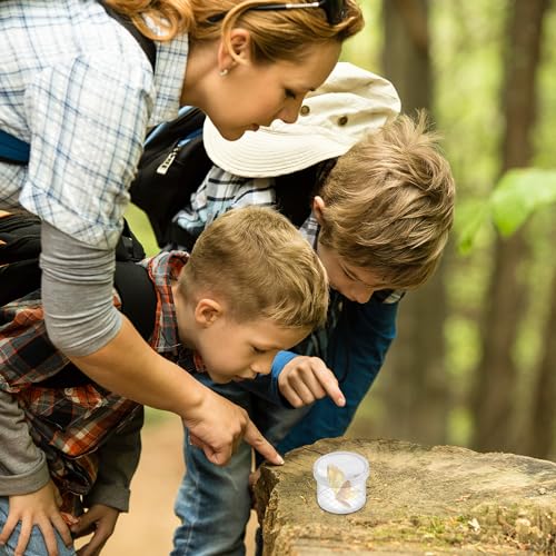 20 Pieces Insect Magnifying Glass Box, Portable Transparent Insect Observatory, Insect Container for Science/Nature Exploration and Insect Collection 5 51ar4tWD0SL