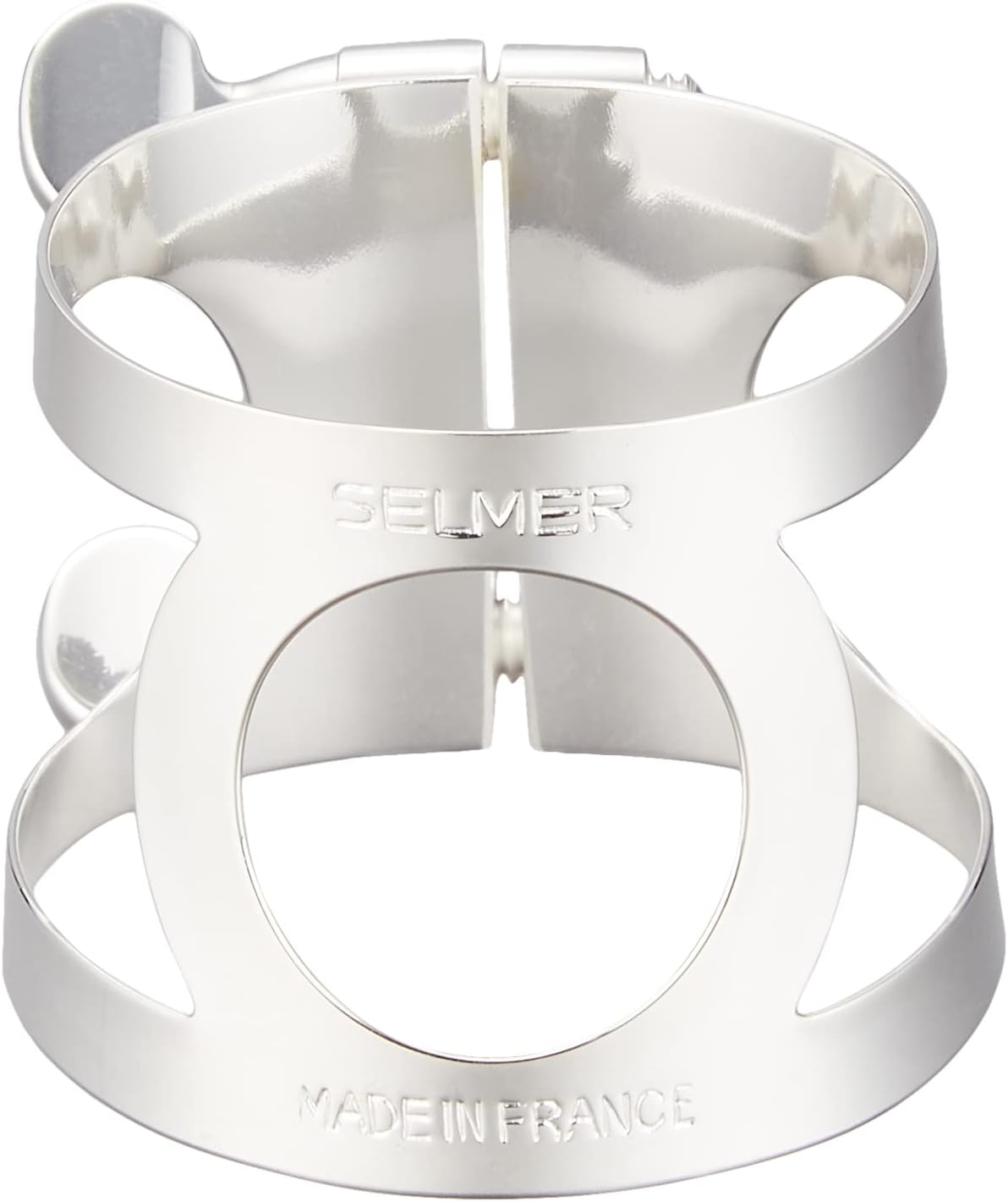 Selmar B - Clarinet Ligature Silver Plated Finish