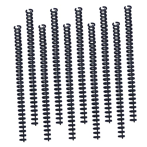 Spirales de reliure plastique A4 anneaux noirs de rechange pour reliure thermique