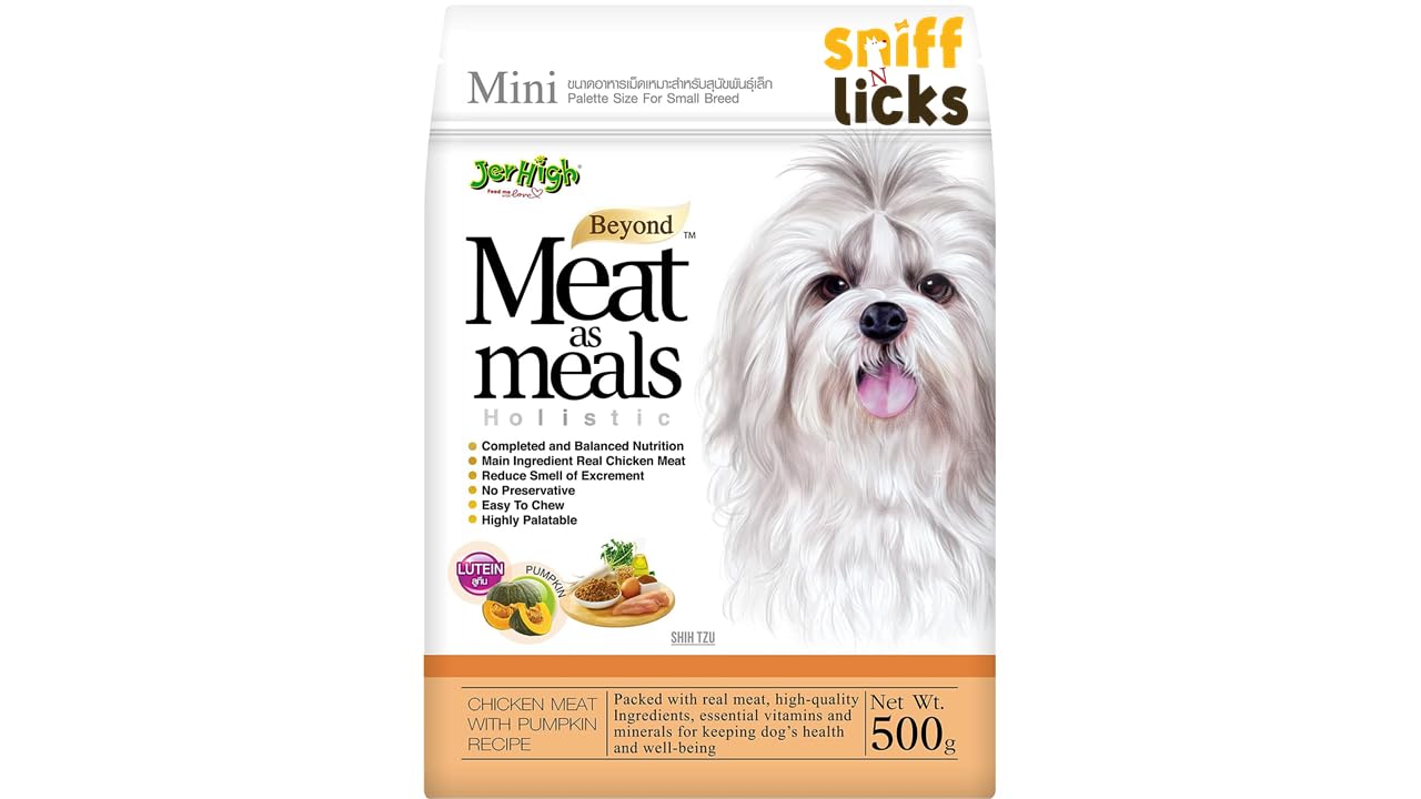 JerHigh Meat As Meal Holistic Dog Food Pumpkin Recipe Dog Treat with Real Chicken Meat (500g - Pack of 3) by Sniff N Licks (B0CSYYKP3X) Amazon Price History, Amazon Price Tracker