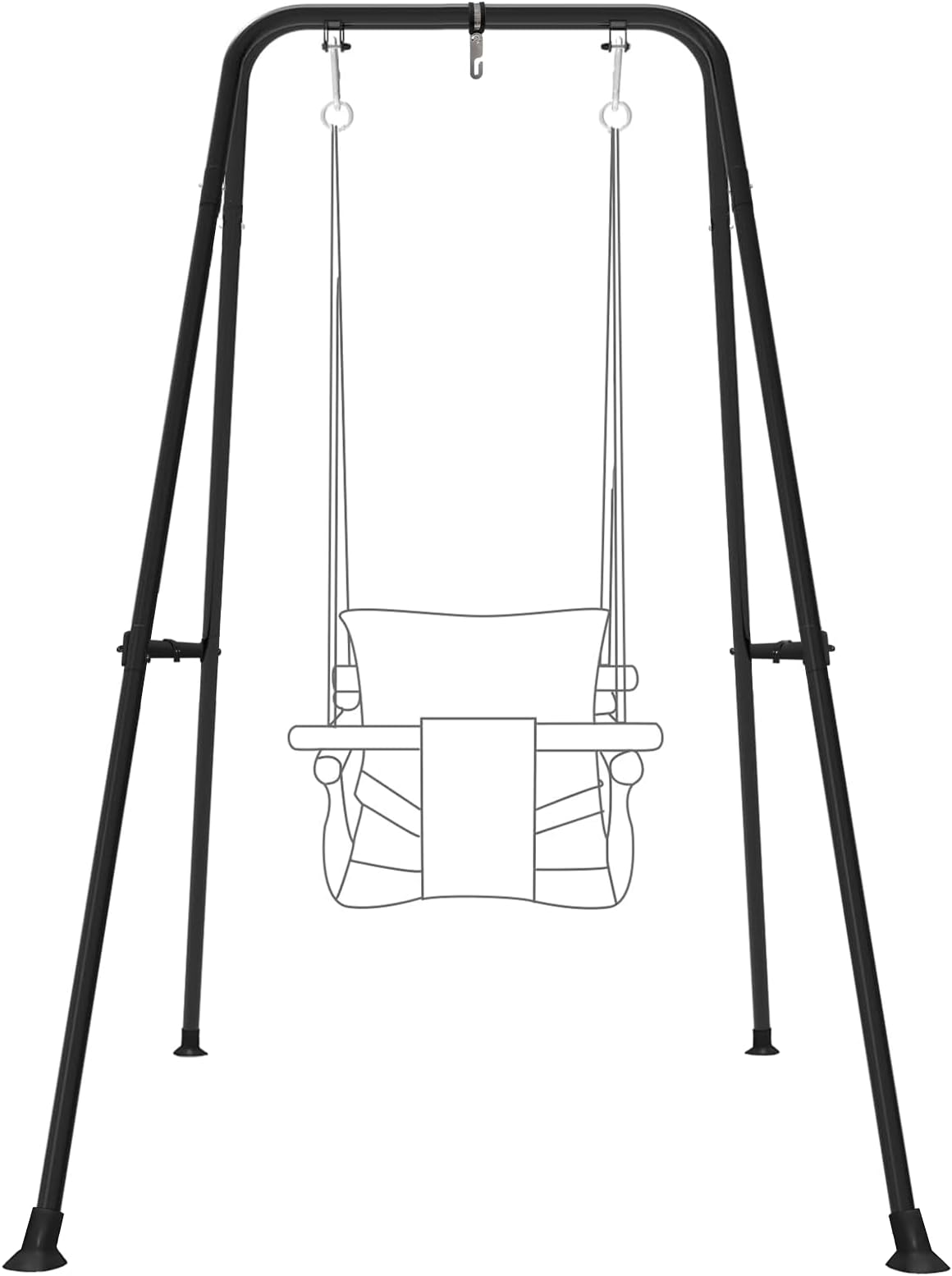 RAGOZONERY Swing Stand for Kids,Baby Swing Frame, Toddler A-Frame Metal Swing Sets for Backyard, Outdoor Indoor Heavy Duty Swing Set, Fits for Most of The Toddlers Swings
