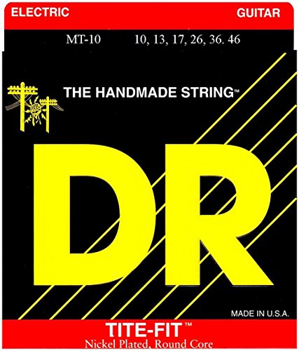 DR Strings MT-10 Tite-Fit Medium Electric Guitar Strings 3-Pack