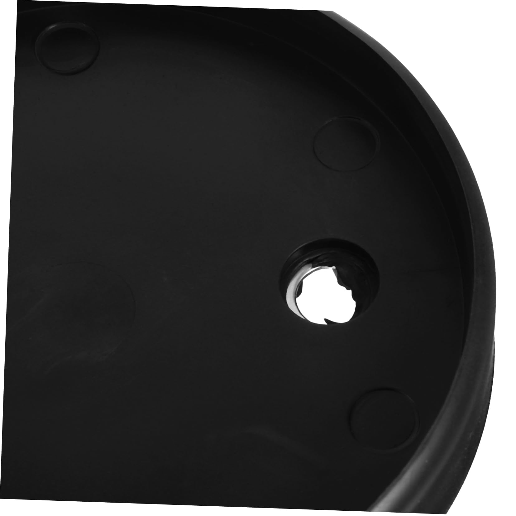 Tamponi in Gomma Diametro Interno 10,8 Cm 4 Pezzi Protezione Carrozzeria e Sollievo Pressione Distanza Fori 7 Cm per Ponte Sollevatore Auto a Due Colonne