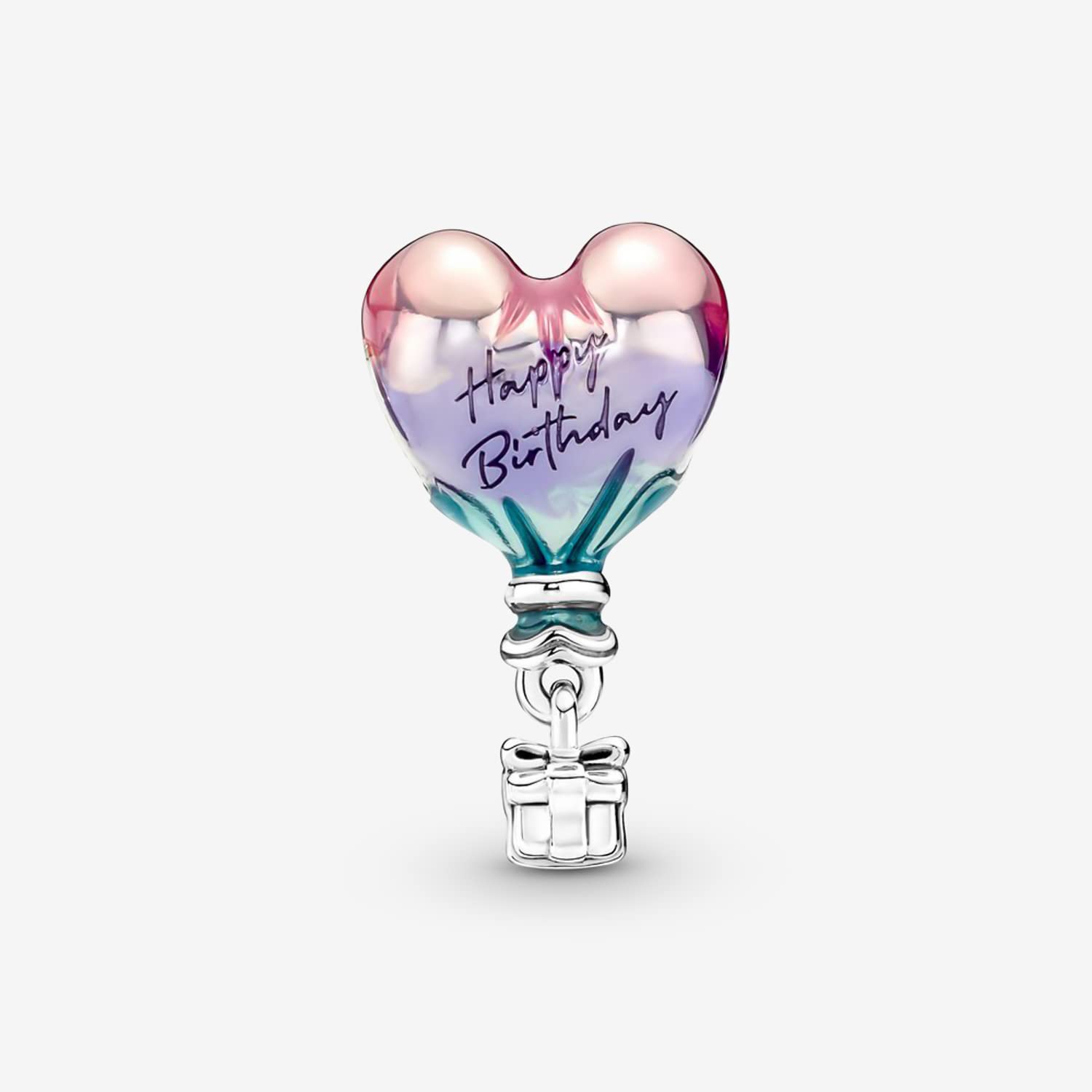 Charm New 2025 Compatibile Tutte Marche Mongolfiera Happy Birthday Compleanno Anniversario Ciondoli Originale Argento 925 Mamma Bead Portafortuna Cuore Natale Perline Verde Fucsia