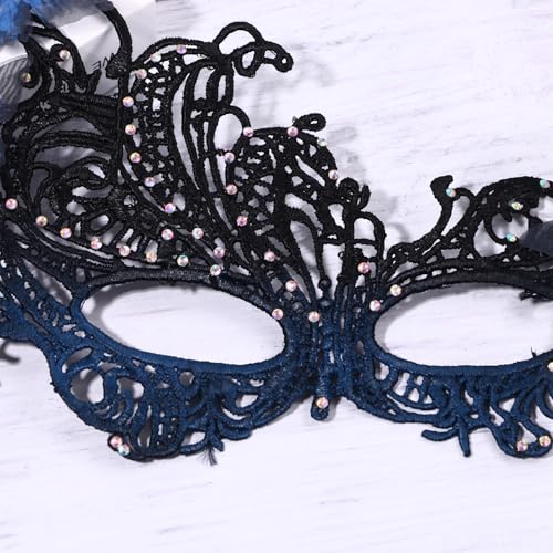 Masque de bal papillon en dentelle souple et confortable