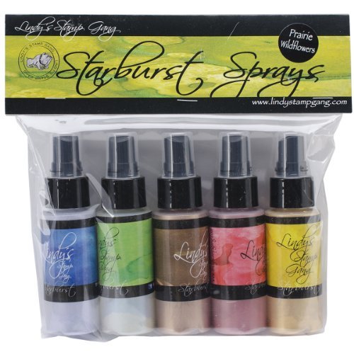 Timbro Gang Starburst Spray di Lindy impostare 2Oz bottiglie 5/Pkg-Prairie Wildflowers