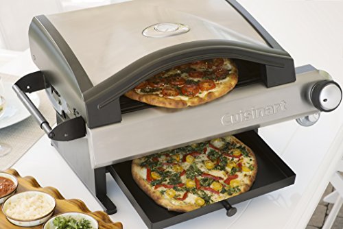 Cuisinart CPO-600 Portable Outdoor Pizza Oven & CFGS-222 Take Along Portable Grill Stand - Image 2