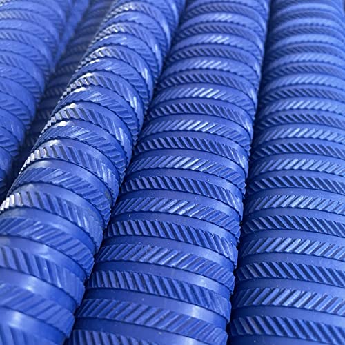 Image of LIVOX Rubber Cricket Bat Grip Blue Ring Texture Bat Handle Gripper Cricket Accessories for Boys Cricket Bat Gripper, Blue, Pack of 3
