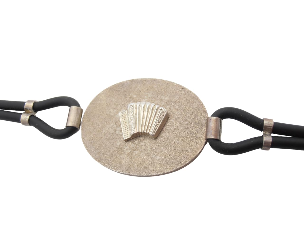 Fisarmonica : Braccialetto in Argento 925 con Strumento Musicale - Bracciale Musicista - Musica