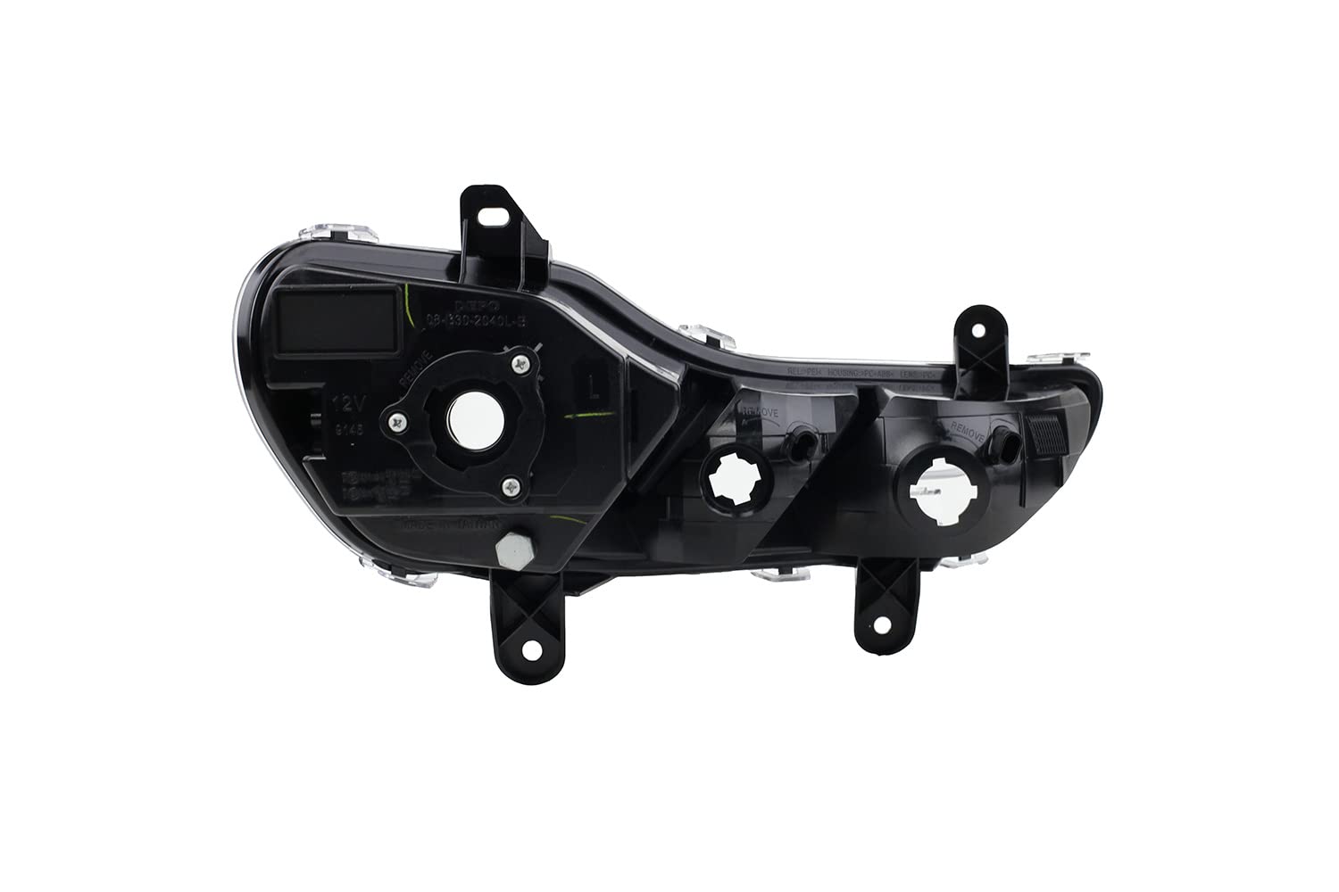 Johns, Faro alogeno anteriore adatto per Ford Kuga 12 05/2012-12/2016 H7 H15 sinistro + fendinebbia + lampadina