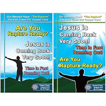 Staple Bound GO! Gospel Bible Tracts - Are You Rapture Ready? Book