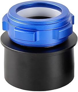 Bebykilemi Adaptador de montaje para ocular de telescopio M42/M48/bloqueo coaxial de 2 a 1.25 pulgadas, aleación de aluminio ligera, color azul, adecuado para todo tipo de telescopios (2 a 1.25