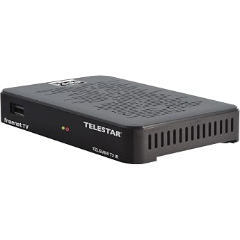 Telestar TELEMINI T2 IR Terrestrial Full HD Black TV set-top box TELEMINI T2 IR Terrestrial DVB-T2 NTSCPAL 480i576i576p720p1080i1080p 43 169 AVIMKVMOVMP4MPGRMRMVBTS