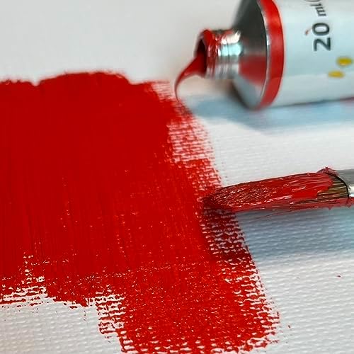 Malarstwo olejne blok papieru 22,9 x 30,5 cm, papier na płótnie 300 g/m², składający się z 12 arkuszy, bezkwasowy, klejony, naturalne odcienie bieli, odporny na przebicie papier techniczny do farb