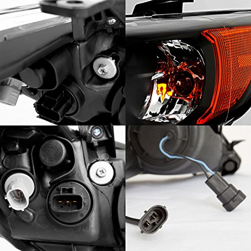 Sppc Projector Black Headlights Assembly Set For Toyota Camry - (Pair) Driver Left And Passenger Right Side Replacement Headlamp #TOP6