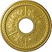 Ekena Millwork CM13TIRGS Tirana Ceiling Medallion, 13 7/8"OD x 3 3/4"ID x 1 1/4"P, Hand-Painted Rich Gold