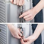 4 Pack TSA Approved Luggage Locks with Keys for Travel – Flexible Ultra Secure Mini Key Padlock & Metal Zinc Alloy Material – Black - Image 4