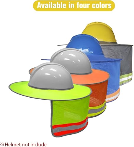 Miniatura 2 de ty - Borde del casco, ala de protección solar adecuada para casco reflectante y protector solar para sitios de construcción, instalación al aire