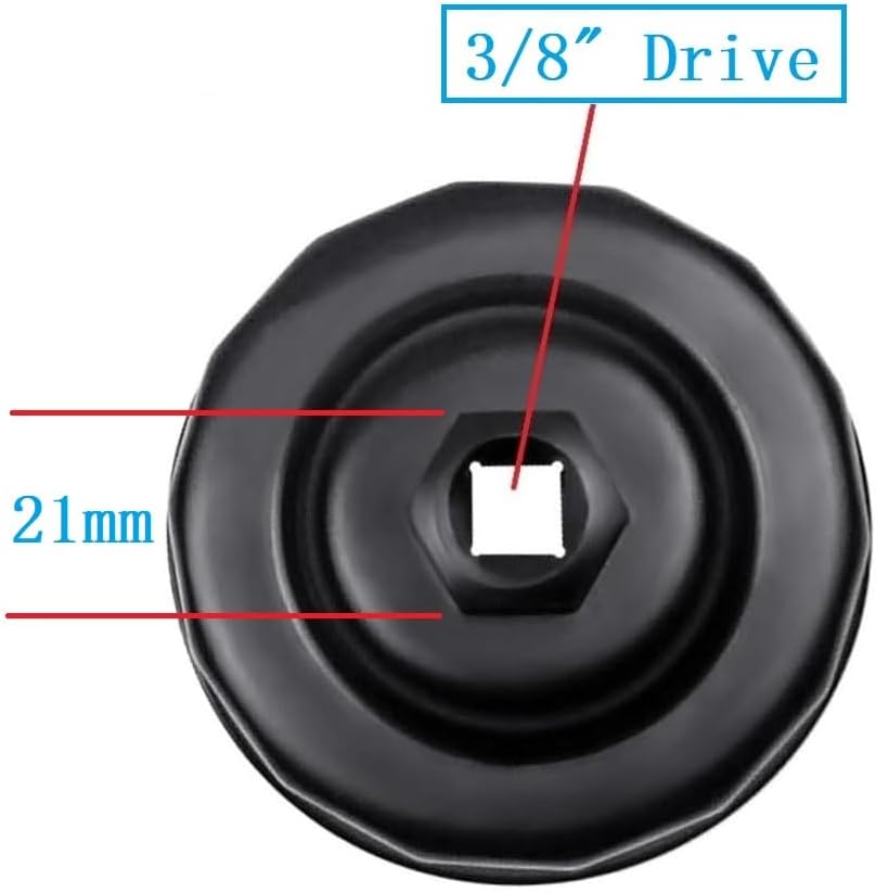 Miniatura 3 de Shonee Llave de filtro de aceite para Toyota, Lexus, RAV4, Camry, Tundra, Cruiser, Tacoma, Avalon, Highlander, Sienna, Scion, Prius, Corolla-2.531