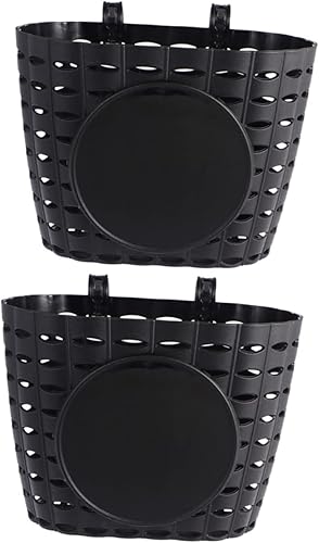 Cesta de bicicleta de plástico para niños, manillar delantero para niños y niñas, cesta de bicicleta desmontable para almacenamiento, manualidades,