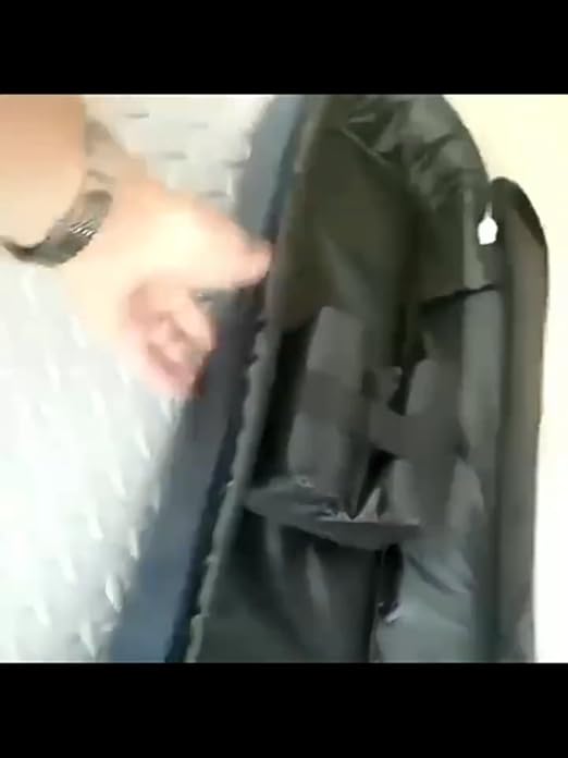 Getdoublerich Tas voor elektrische gitaar, 40 41 inch akoestische gitaar gigbag rugzak met dikke vulling akoestische zachte gitaarhoes verstelbare schouderbanden zachte tas voor akoestische gitaar
