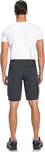 Miniatura 7 de Hiauspor Pantalones cortos de ciclismo de montaña para hombre, elásticos, de secado rápido, para senderismo, trabajo, golf, pesca, táctico