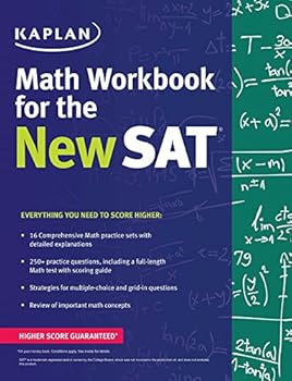 Paperback Kaplan Math Workbook for the New SAT (Kaplan Test Prep) Book