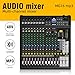 Audio Mixer Bluetooth G-MARK Professional Mixer Usb Interface Sound Board Console System 16 Channel Digital MP3 Computer Input 48V Phantom Power Stereo DJ 24-Bit SPX Effects Mixing Console