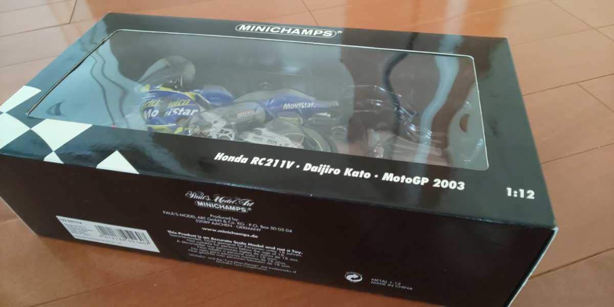 PMA ホンダ RC211V 加藤大治郎 MotoGP 2003 1/12 PMA 1/12 Moto GP 加藤大治郎 ホンダ RC211V 2003
