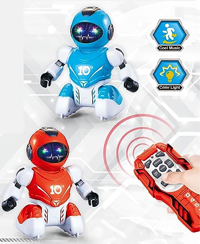 Image of Magicwand Soccer Playing Programmable Dancing & Walking Robot for Kids with Lights