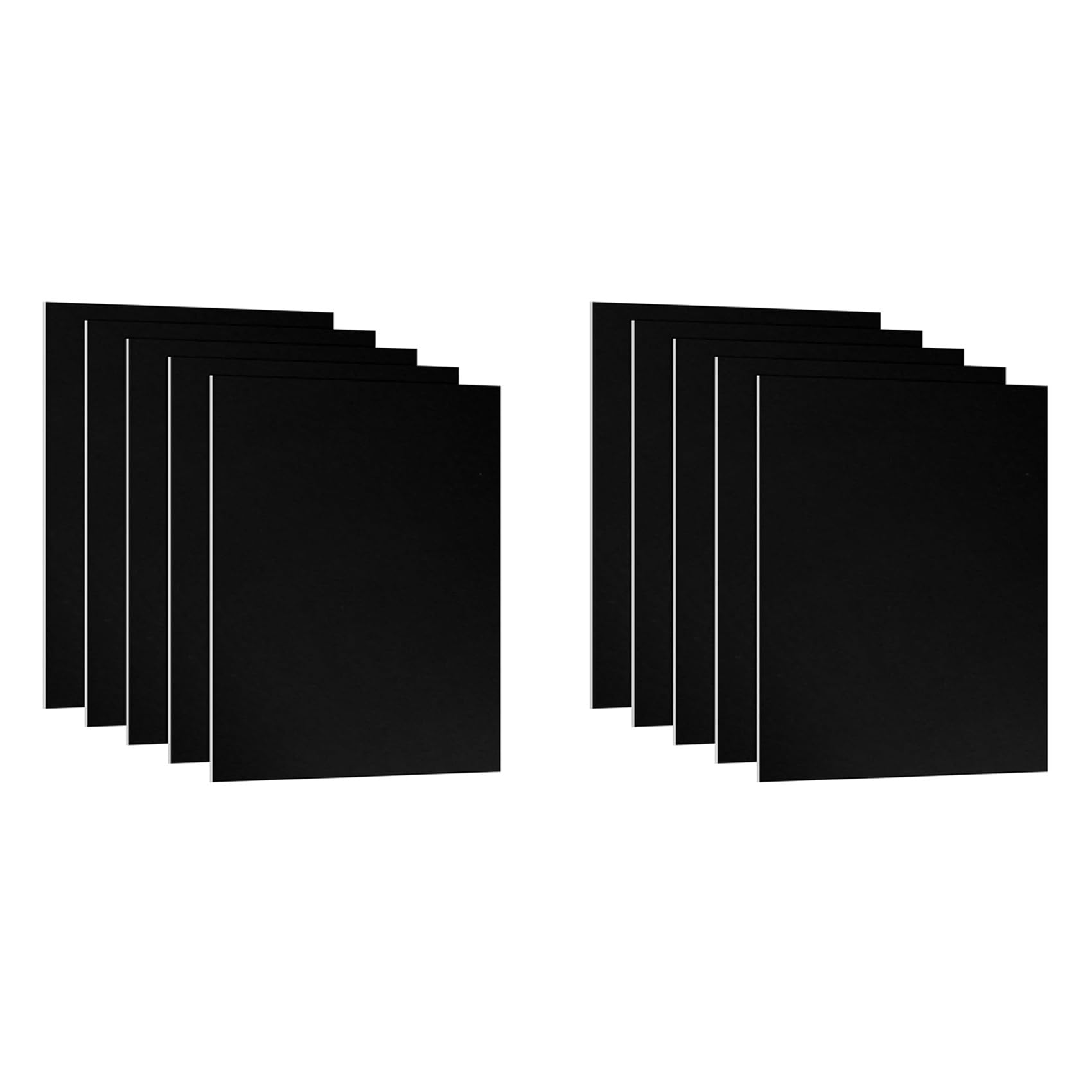 Jnchdghwa Black 10Pcs 7X5x1/32Inch Anodized Aluminum Sheet,0.8Mm Thick Engraving Blanks For Engraving Diy Crafting Decoration