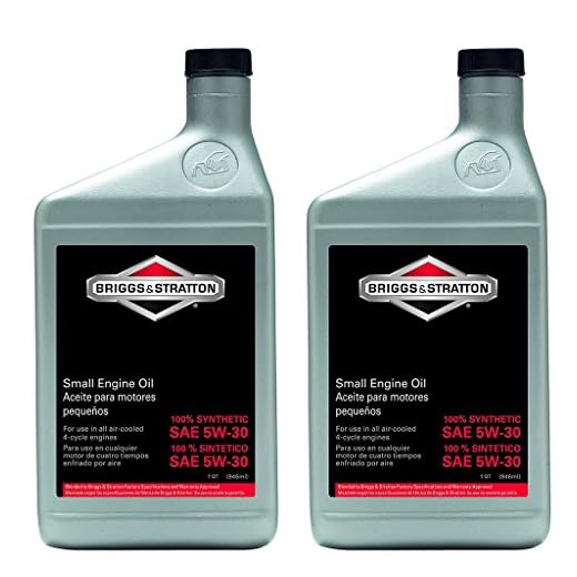 Briggs and Stratton Synthetic Oil, 1-Quart Pack