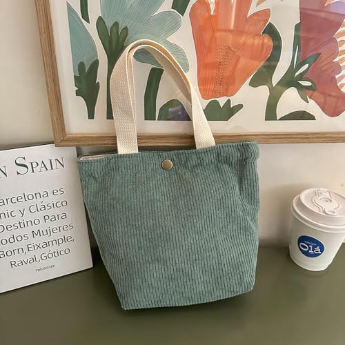 Bolso Tote pequeño Booge de pana 21 x 10 x 26 cm miniatura 7